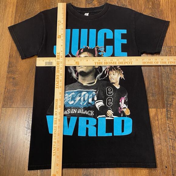 JUICE WRLD Hip Hop Rap Music Concert Tour T Shirt Mens Size Small AOP - Picture 2 of 4